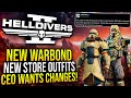 Helldivers 2 - New Warbond, 2 New Store Outfits, CEO Wants To Make Changes!