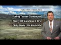 Tuesday's Quickcast for Central Oregon- 2.3.26