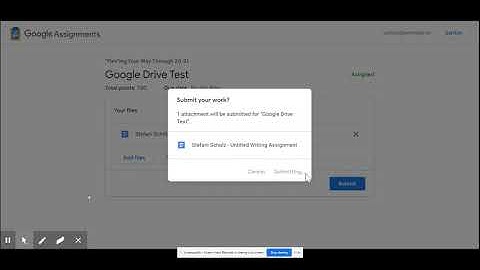 Google Drive Assignments in Canvas