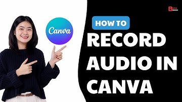 How To Record Audio In Canva | Recording Audio Made Easy | Canva Tutorial