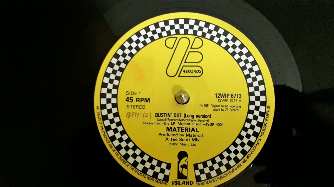 Watch Material –Bustin' Out (Long Version) on YouTube Watch Material –Bustin' Out (Long Version) on YouTube