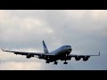 Посадка Ил-96 RA-96005 Аэрофлот в Шереметьево, август 2012 г.