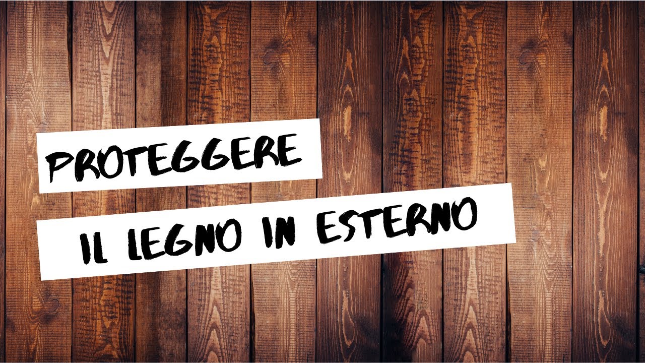 Mettere a nuovo il legno in esterno
