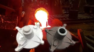 REPRODUCING AN IRON CASTING FOR A 107 YEAR OLD CHEVROLET. BRAKE FLANGE BACKING PLATE.
