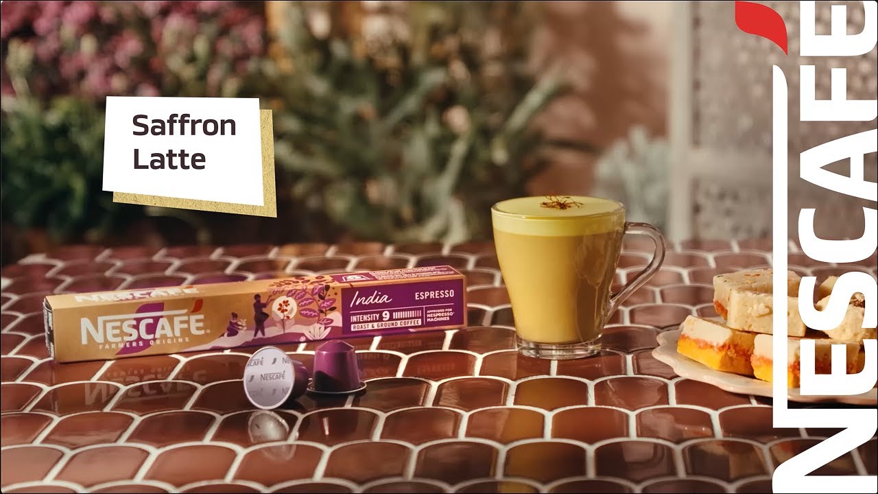 Saffron Latte with NESCAFÉ® Farmers Origins India