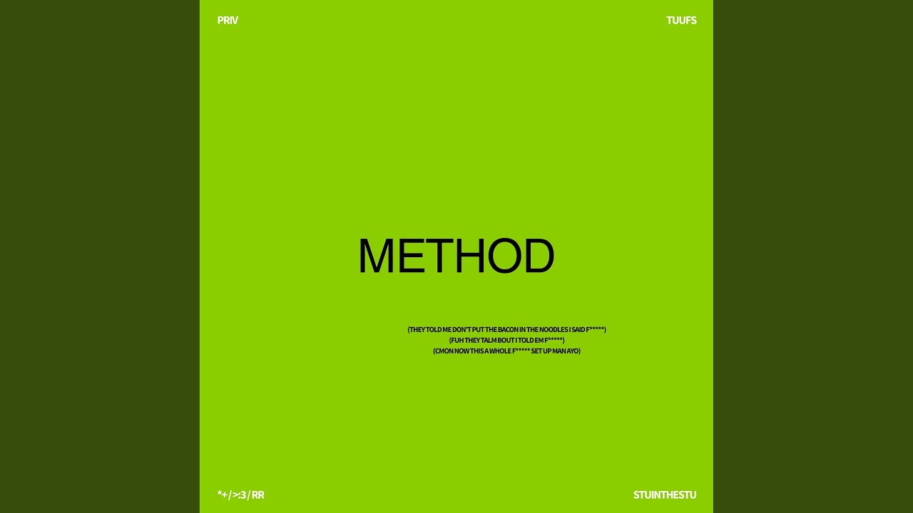 在 YouTube 上观看 METHOD 在 YouTube 上观看 METHOD