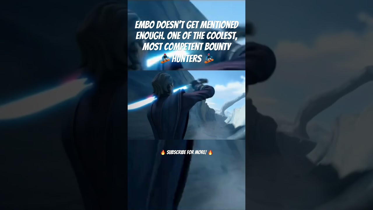 Embo - The Most Underrated Bounty Hunter 🏂 #clonewars #starwars #edit #edits #shorts #short #embo