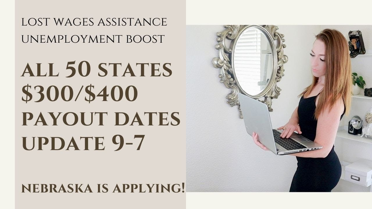 Обновление даты выплаты пособия по безработице в размере 300 долларов США и 400 долларов США для ...