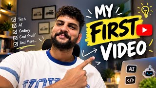 So… I Finally Started a YouTube Channel! 😄 | My First Video 