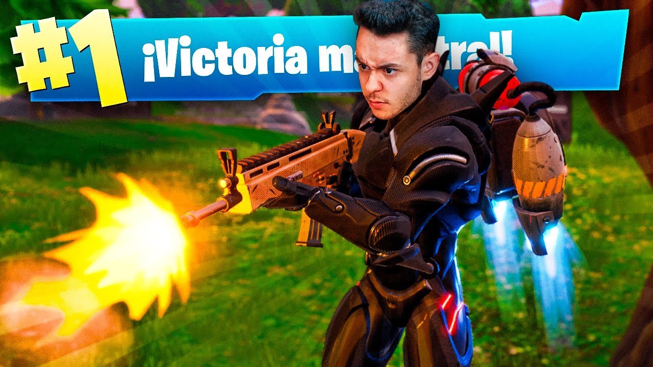 MI MEJOR PARTIDA con el JETPACK de Fortnite Battle Royale! - TheGrefg