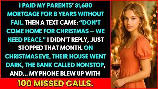 After 8 Years Paying My Parents’ Mortgage, a Christmas Text Banned Me from Home—I Stopped That Month Update