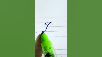 How to Write Letter K in Calligraphy | Cursive Handwriting #shortvideo