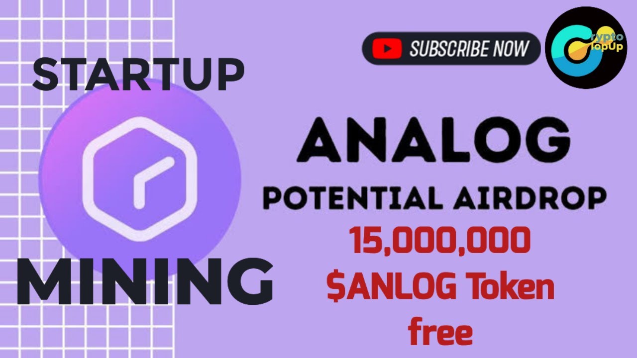 $ANLOG Token | Will Launch on Gate.io | StartUp Mining | USDT & GT Pair | Crypto TopUp