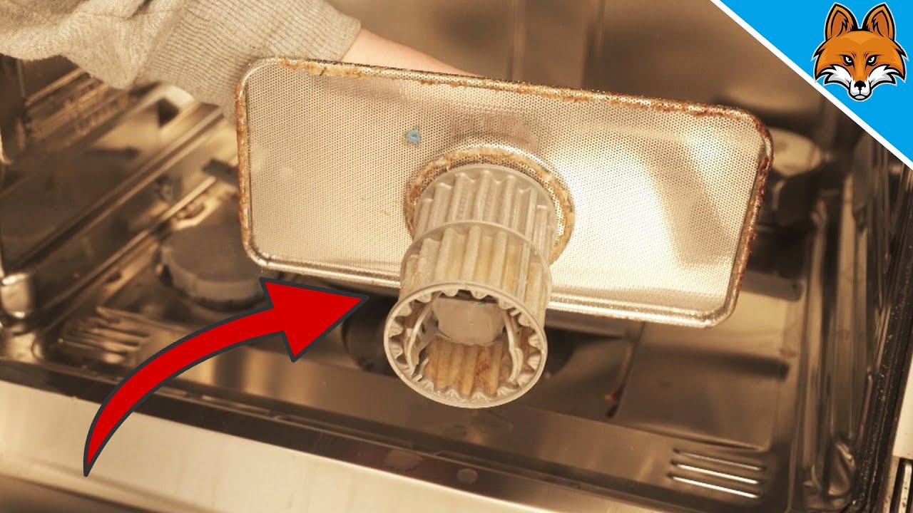 Так легко очистить решето посудомоечной машины 💥 (Вы ДОЛЖНЫ это сделать) 😱