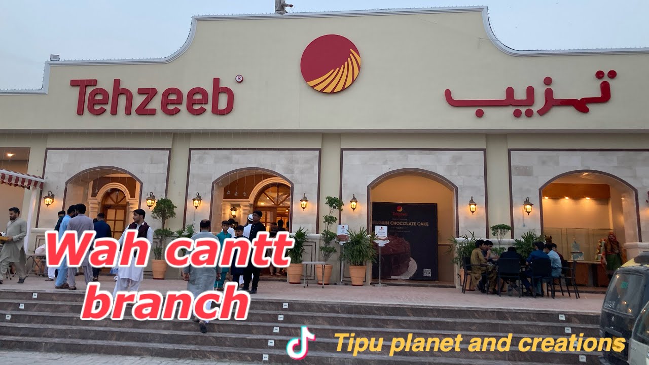 Tehzeeb bakery opening at Wah cantt bakery wahcantt tahzeeb YouTube