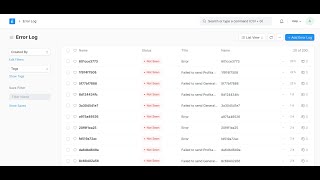 28. Error Handling and Reporting in Frappe & ERPNext