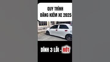 Đi đăng kiểm 2025 , rớt 3 lỗi 🥲 #g2cars #otoxehoi #dangkiem2025