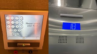 500 FPM Otis Compass Traction Elevators at the Kimpton Tryon Park Hotel in Charlotte, NC