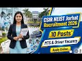 CSIR NEIST Jorhat Recruitment 2026 | 10 MTS & Driver Posts | Apply Online Assamese