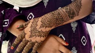 Latest 2026 Back Hand Bridal Mehendi Design | Stunning Bride Henna | mehendi by rupsa #mehndi  screenshot 1