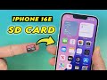 How to Use Your SD Card on the iPhone 16e