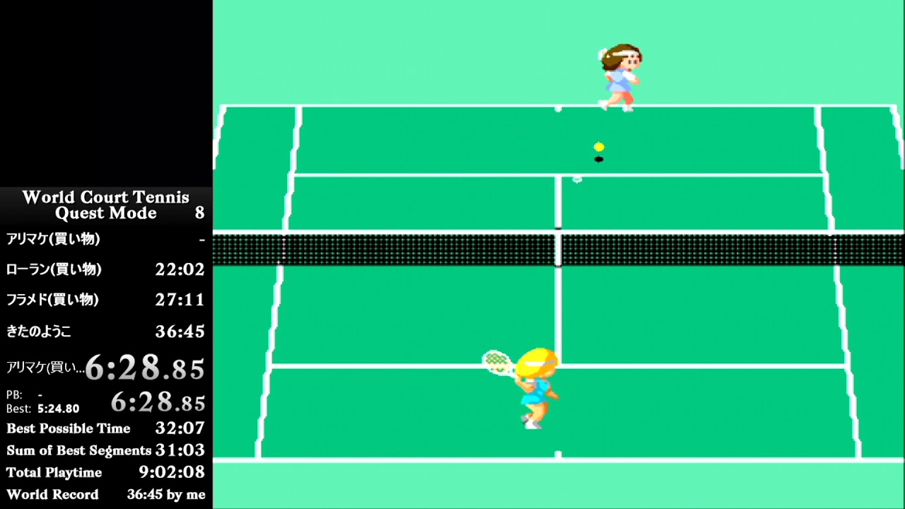 プロテニス ワールドコート - ソフト 詳細 ｜ コンシューマーゲーム大辞典
