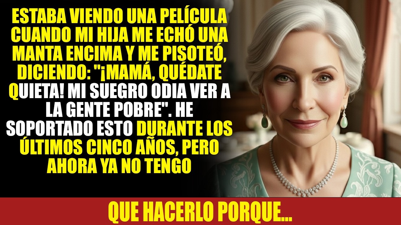 Estaba viendo una película cuando mi hija me tapó con una manta y gritó: 