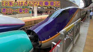 E8系つばさ122号乗車記 郡山→東京