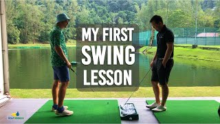 Pain Free Golf Swing - My First Ever Swing Lesson - Back to Basics