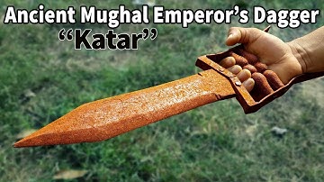 14th Century Dagar KATAR Restoration - An Indian Historical Handmade Stabbing Dagger
