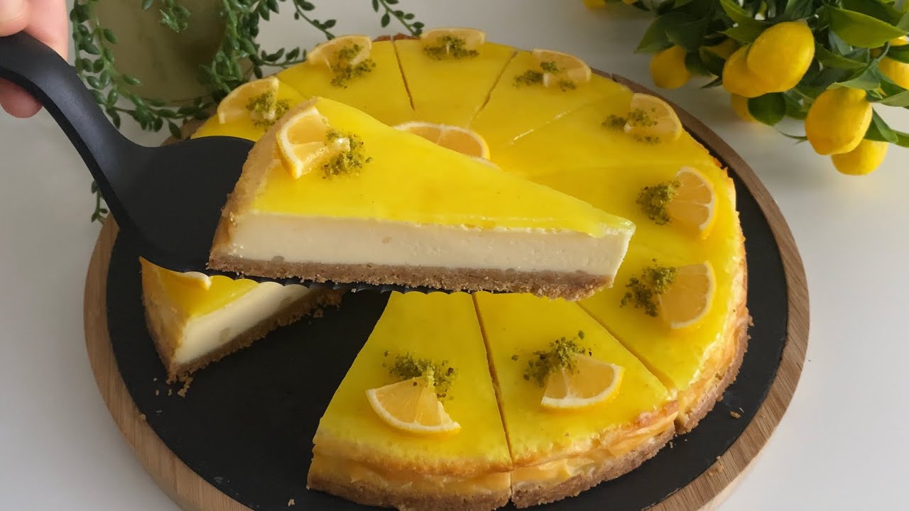 TAM ÖLÇÜLÜ ASLA ÇATLAMAYAN CHEESECAKE TARİFİ‼️👌🏻LİMONLU CHEESECAKE NASIL YAPILIR