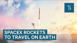 ⁣Elon Musk wants to use SpaceX rockets to travel anywhere on Earth