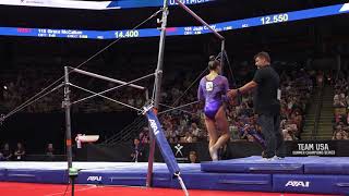 Olivia Dunne - Uneven Bars - 2018 U.S. Gymnastics Championships - Senior Women Day 1