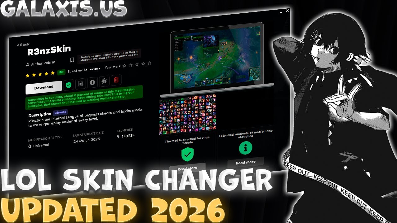 [2026] LoL Skin Changer | Skinchanger LoL [Free] | Best LoL Skin Mod With Full Guide [Download]