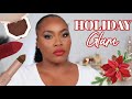 GRWM FULL COVERAGE HOLIDAY MAKEUP LOOK USING CURRENT FAVORITES 2022