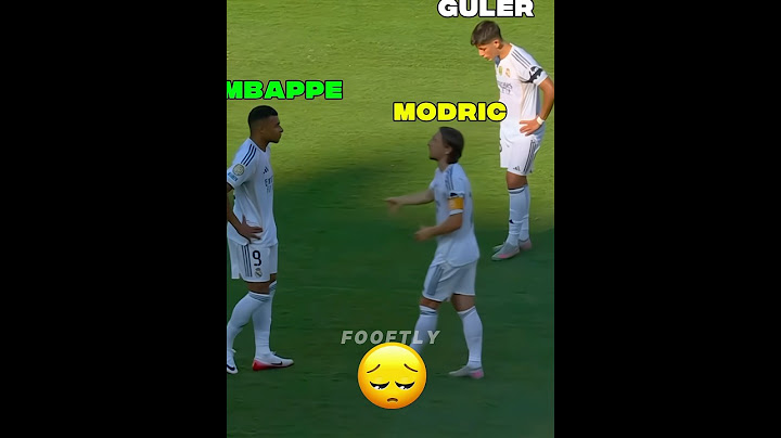 Mbappe & Guler will Miss Modric🥲