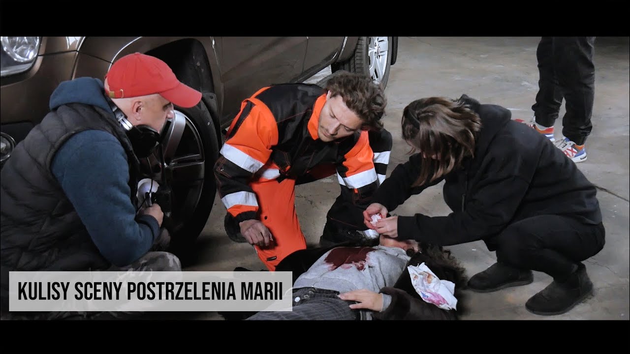 Kulisy sceny postrzelenia Marii. || Policjantki i policjanci