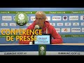Conférence de presse Clermont Foot - AJ Auxerre ( 2-0 ) / 2018-19