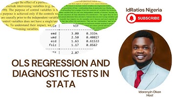 How to Conduct OLS Regression and Diagnostics in STATA