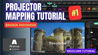 Basic Projector Mapping #1 Resolume || Resolume Tutorial