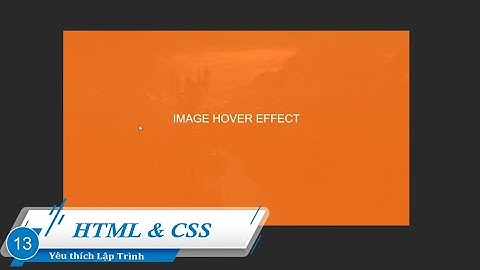Hiệu ứng Hover overlay hình ảnh | HTML & CSS