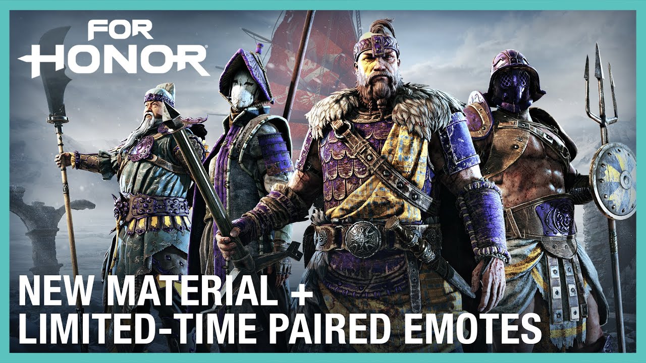 For Honor: New Material + Limited-Time Emotes | Weekly Content Update 12/9/2021 | Ubisoft [NA]