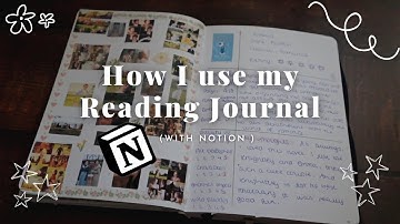 HOW I USE MY READING JOURNAL 📖 | Using Notion, Reading Journal Set-Up, Jane Austen Moodboard spreads