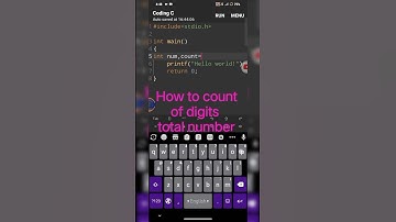 #mobile #program #python #code #html #php #program #pyth #How to count of digits total number 2024.