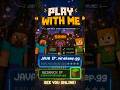 play with me minecraft server ip #shorts