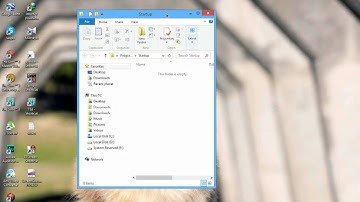 Startup folder in windows 8/8.1