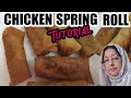how to cook chicken spring rolls