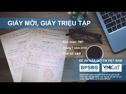 Giấy Mời và Giấy Triệu Tập trong luật Việt Nam
