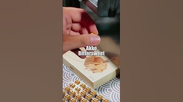 Akko Rosewood vs Akko Bittersweet switches sound test #keyboard #banphimco