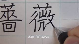 【ASMR】♯1 画数の多い漢字をペンで書く音 快眠＆リラックス【音フェチ】
